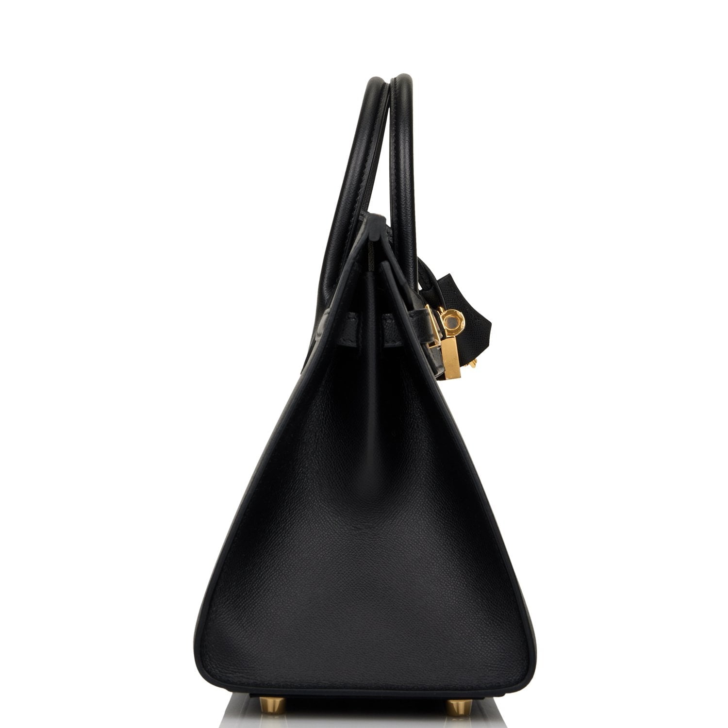 Hermes Birkin Sellier 25 Black Madame Gold Hardware