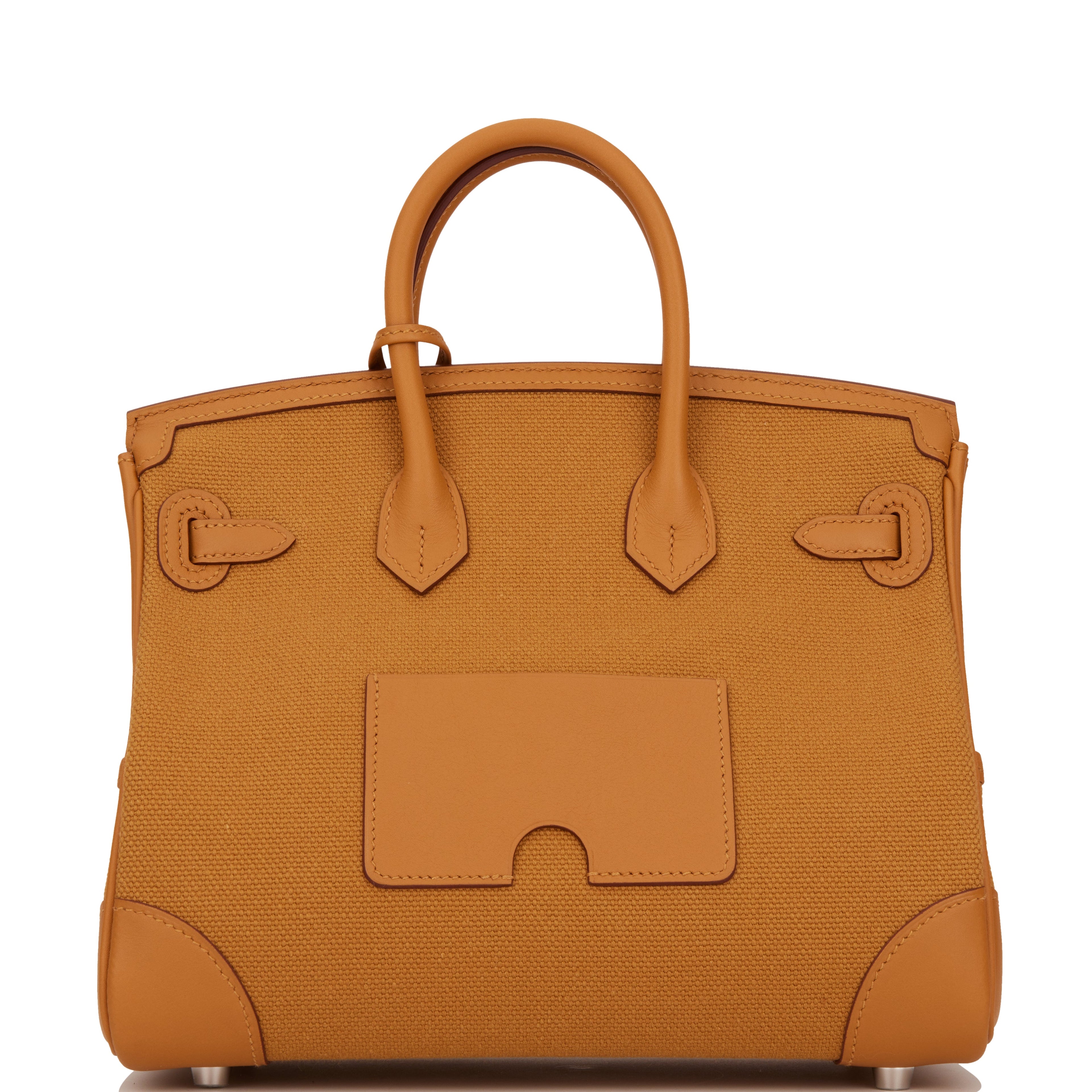 Hermes Birkin Cargo 25 Desert/Sesame Swift and Toile Canvas Palladium Hardware - Payment 1 for SS
