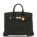 Hermes Birkin 25 Black Togo Gold Hardware