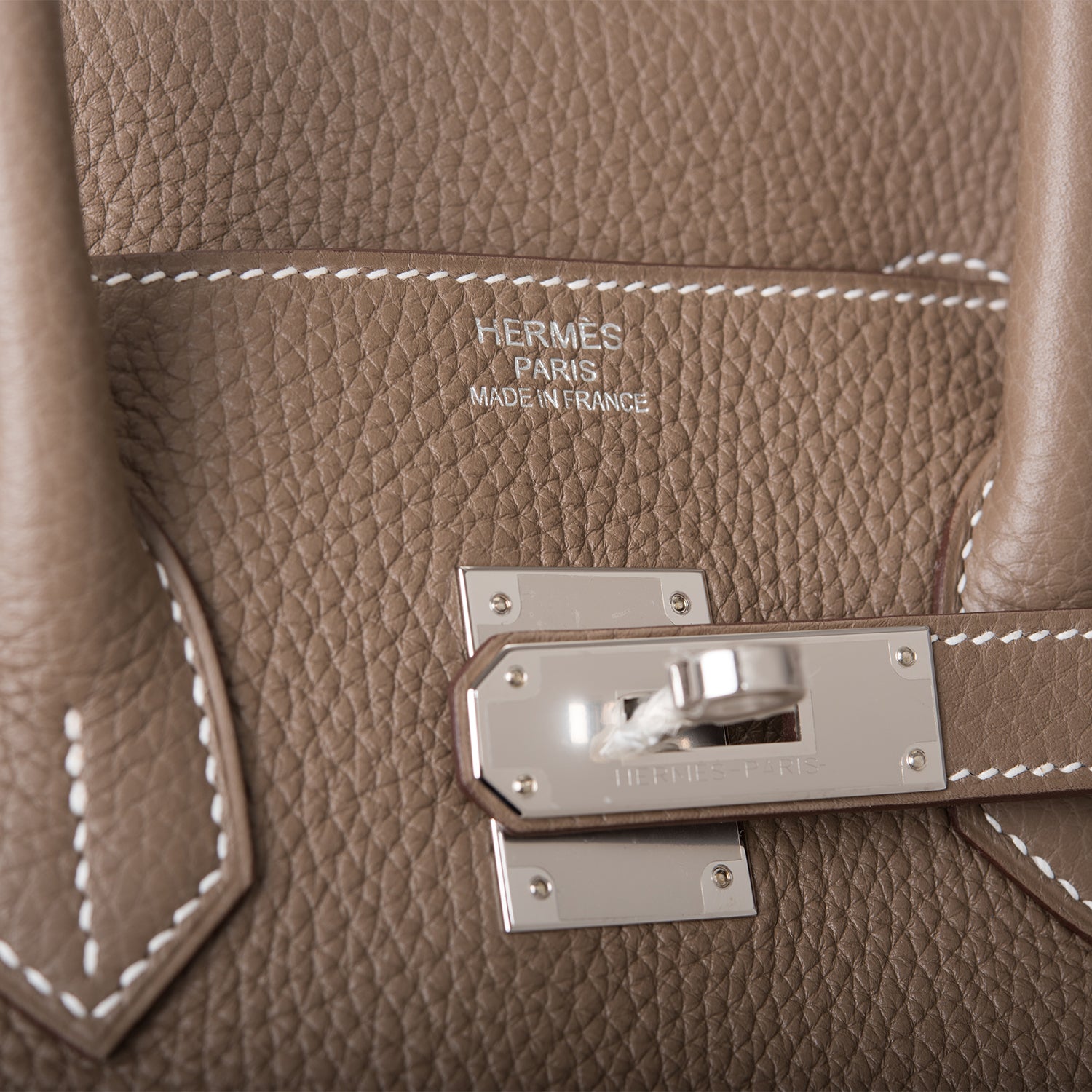 Hermes Birkin 35 Etoupe Togo Palladium Hardware