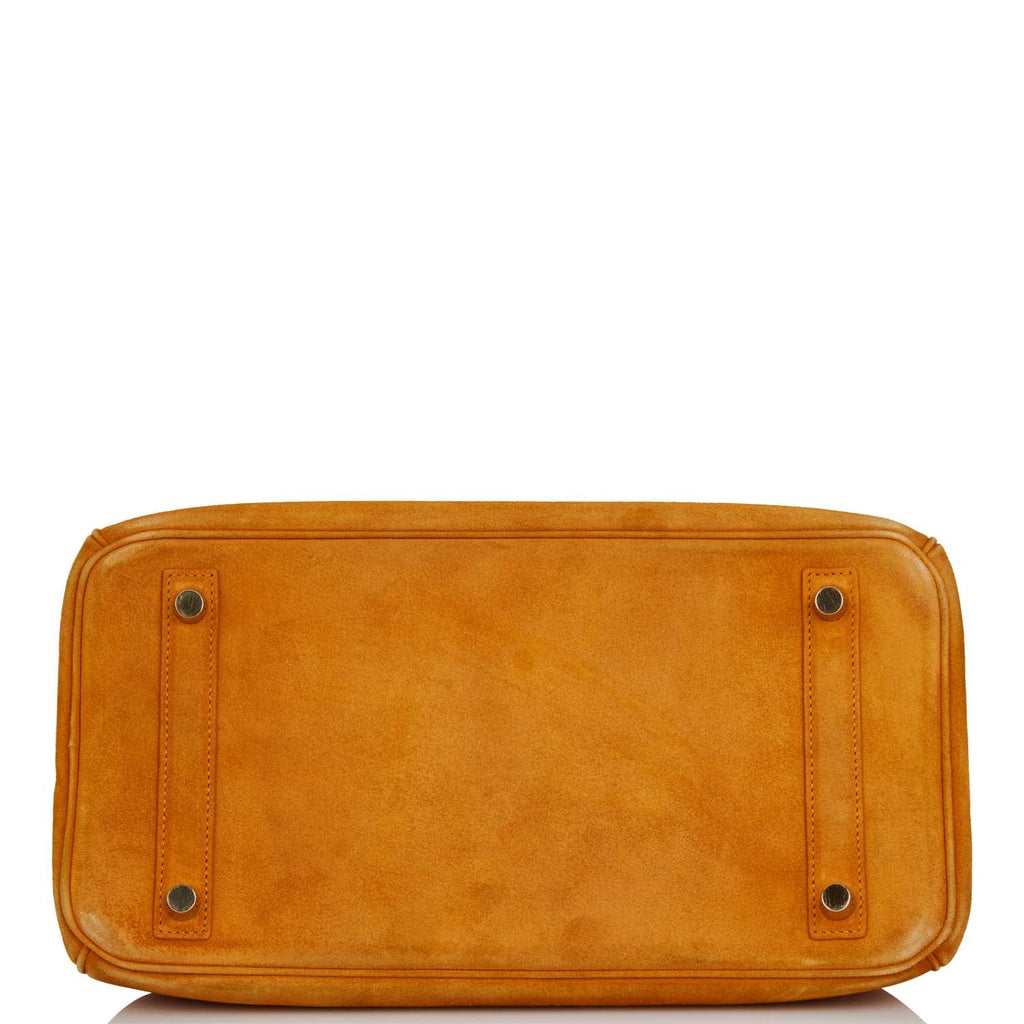 Hermes Birkin 30 Orange H Doblis Gold Hardware