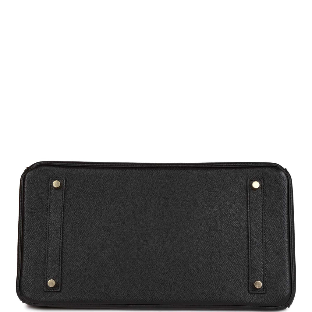 Hermes Birkin 35 Black Epsom Gold Hardware