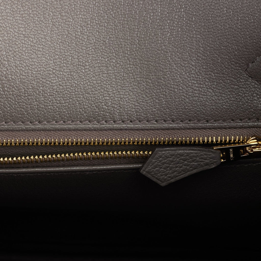 Hermes Birkin 30 Etain Togo Rose Gold Hardware