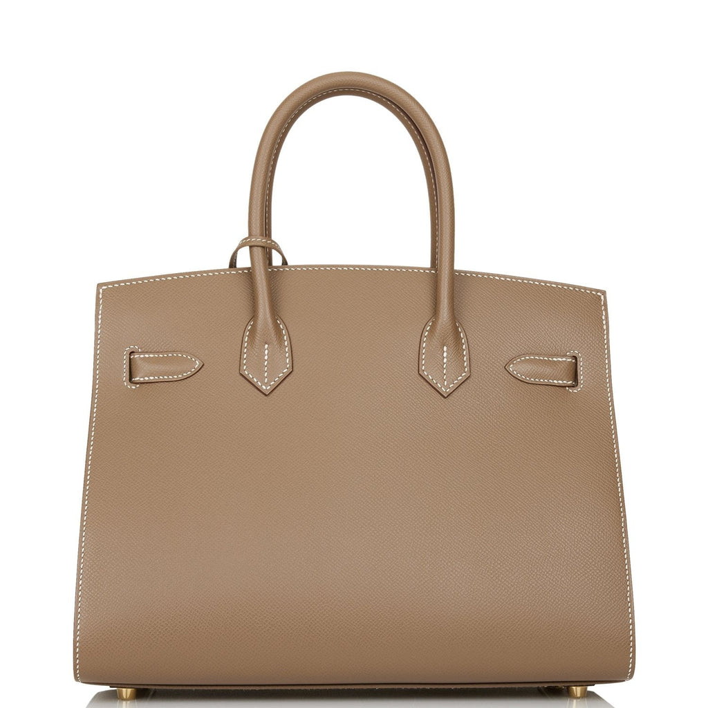 Hermes Birkin Sellier 30 Etoupe Epsom Gold Hardware