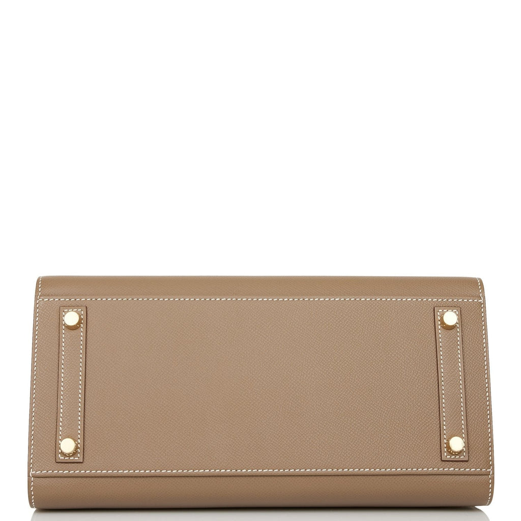 Hermes Birkin Sellier 30 Etoupe Epsom Gold Hardware