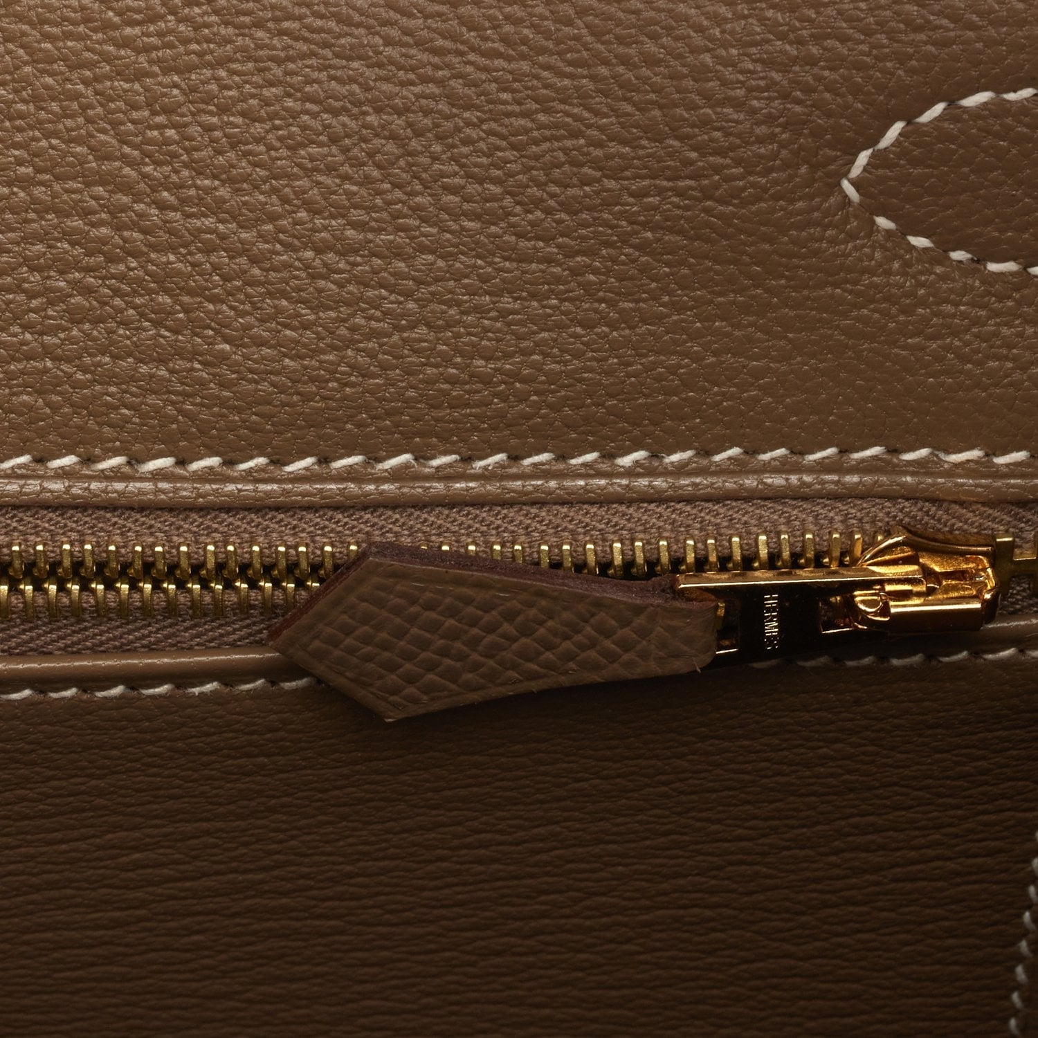 Hermes Birkin Sellier 30 Etoupe Epsom Gold Hardware