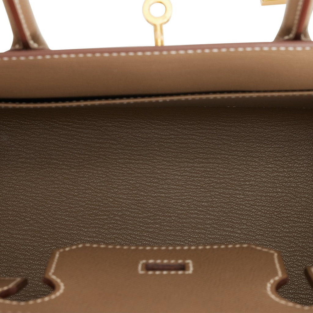 Hermes Birkin Sellier 30 Etoupe Epsom Gold Hardware