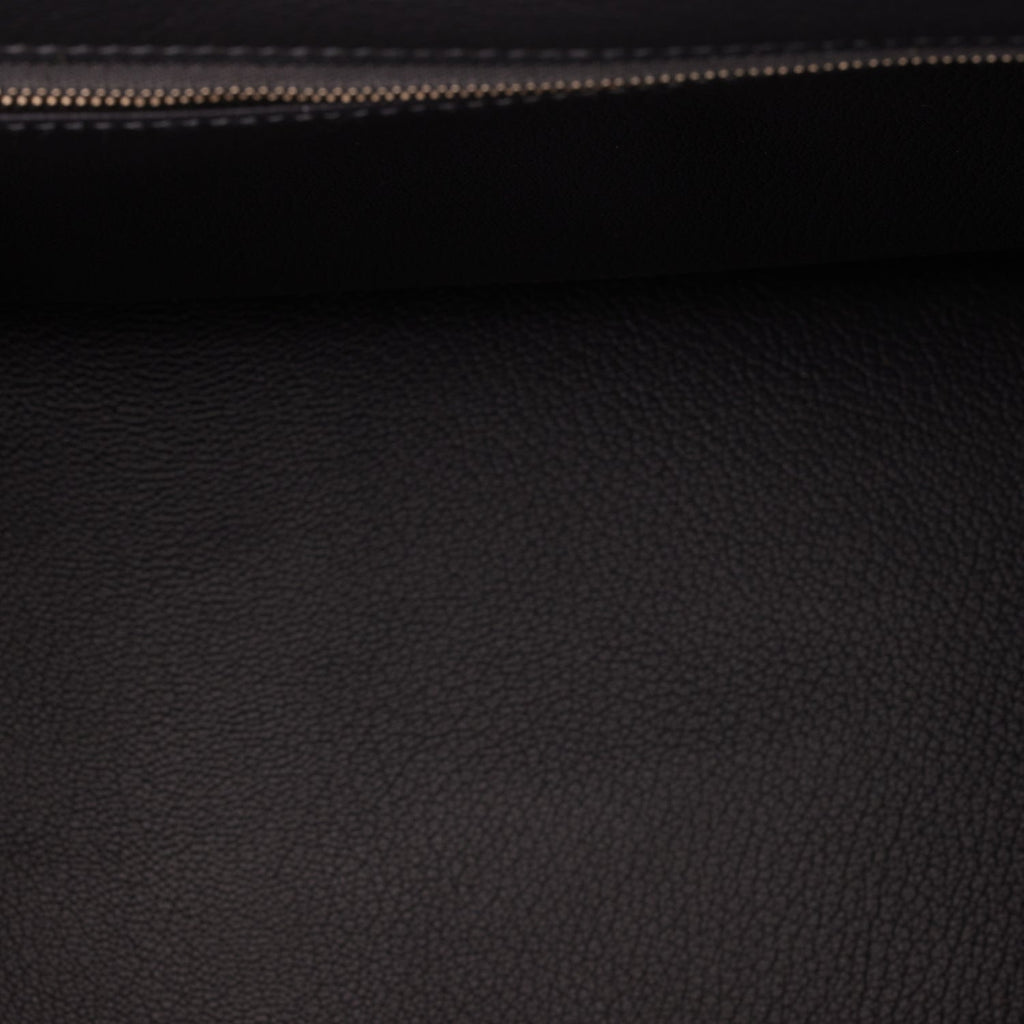 Pre-owned Hermes Birkin 40 Graphite Togo Palladium Hardware
