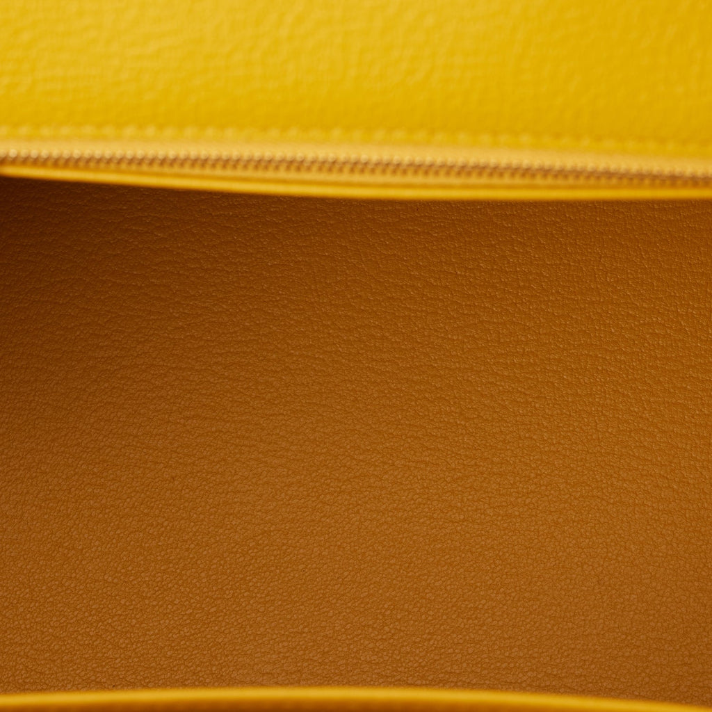 Hermes Birkin 30 Jaune Ambre Togo Gold Hardware