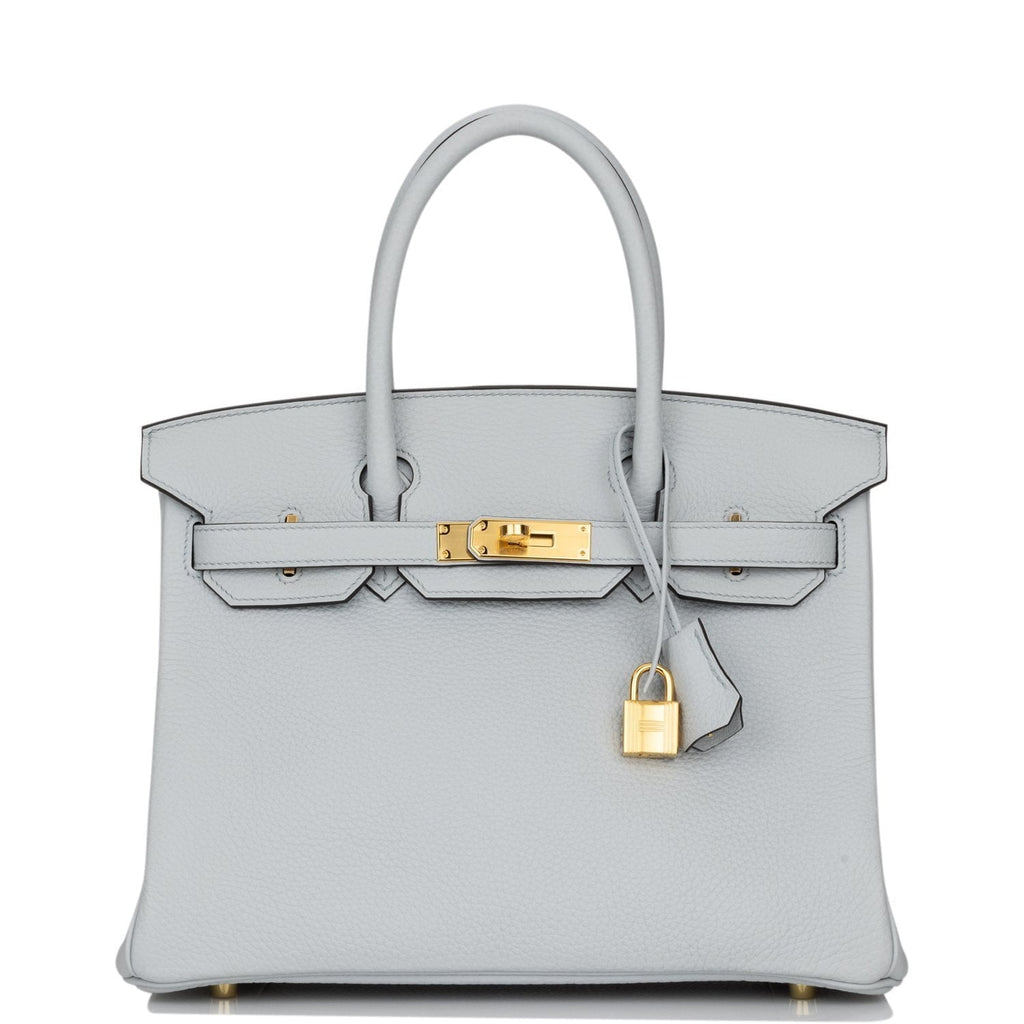 Hermes Birkin 30 Bleu Pale Clemence Gold Hardware Payment 2 for PW