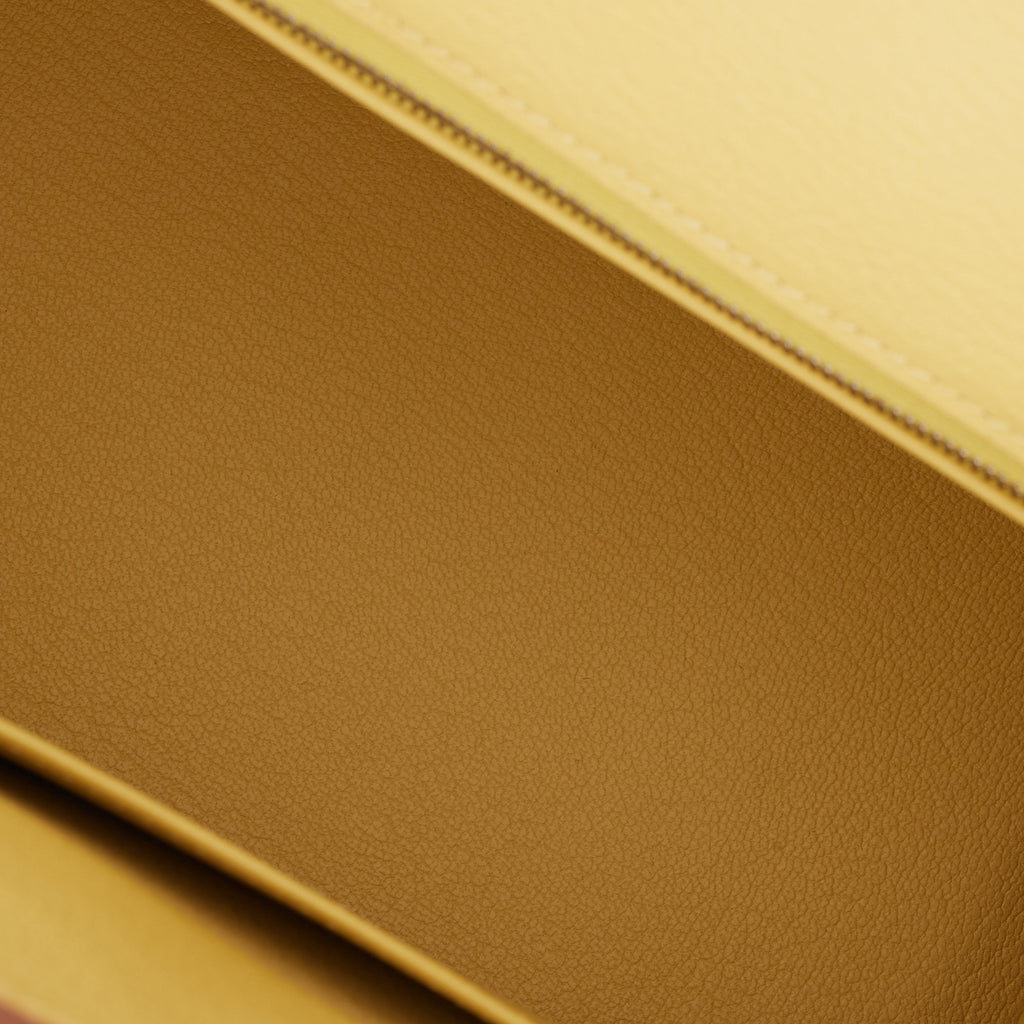 Hermes Birkin 25 Jaune Poussin Togo Palladium Hardware