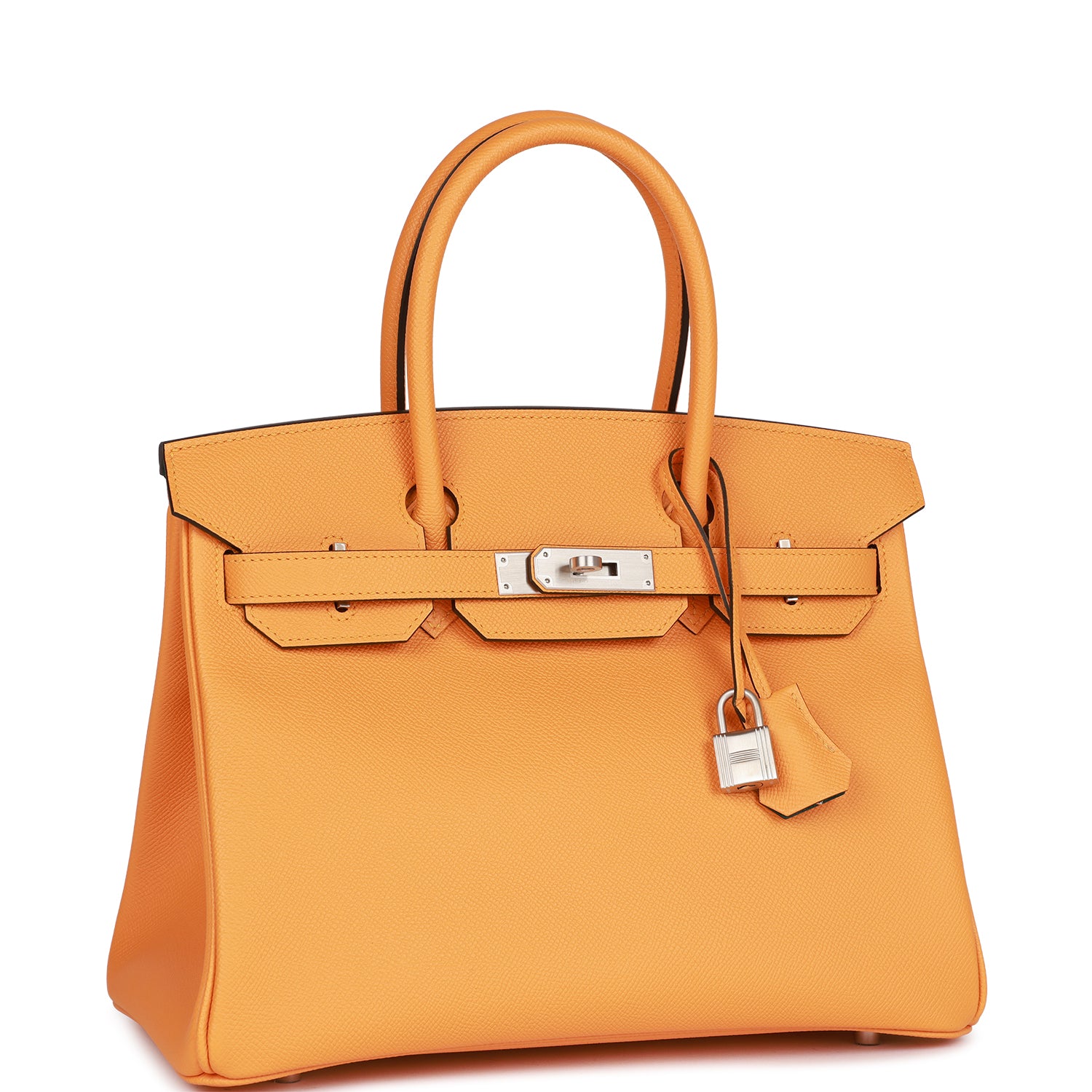 Hermes Birkin 30 Jaune D'Or and Malachite Epsom Brushed Palladium Hardware