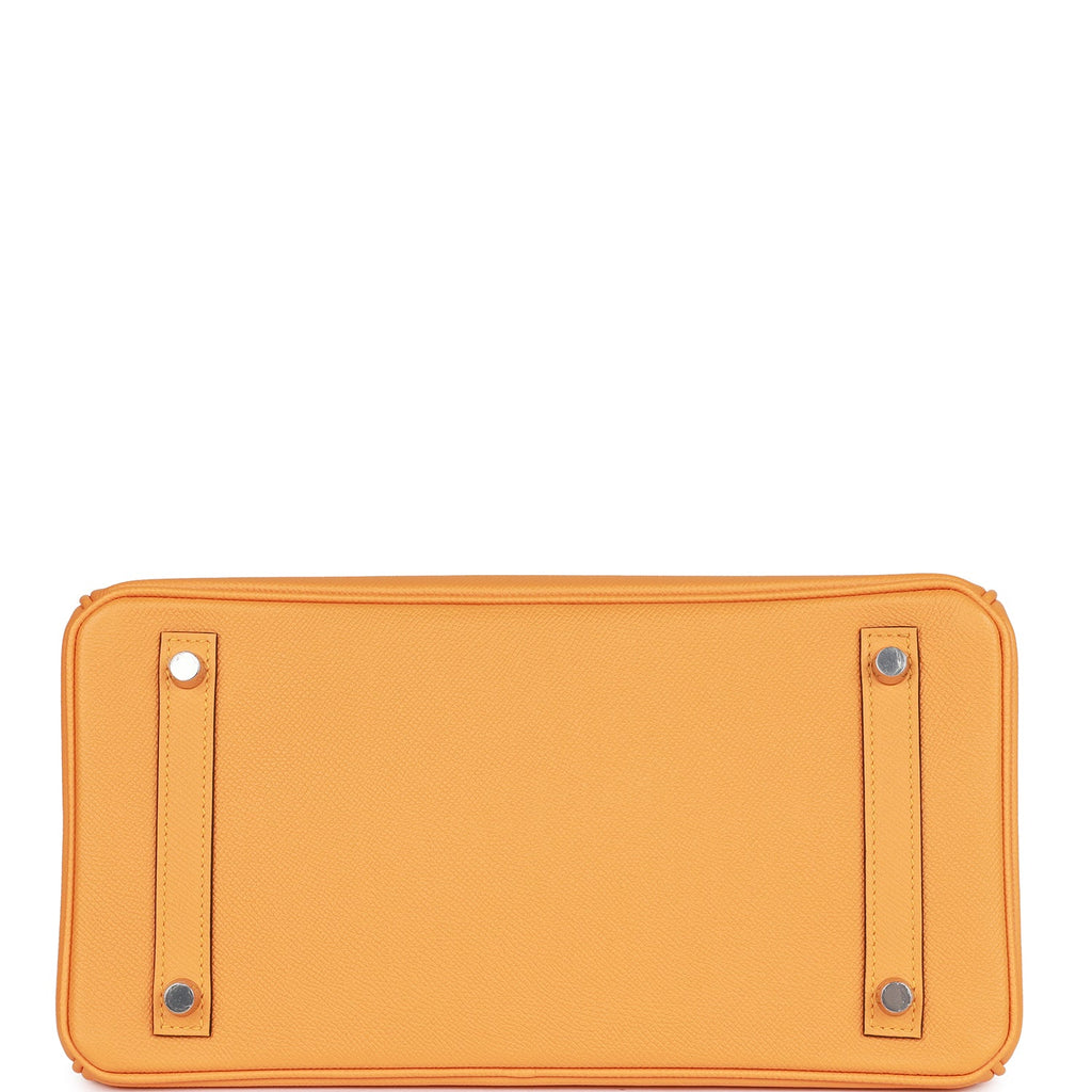 Hermes Birkin 30 Jaune D'Or and Malachite Epsom Brushed Palladium Hardware
