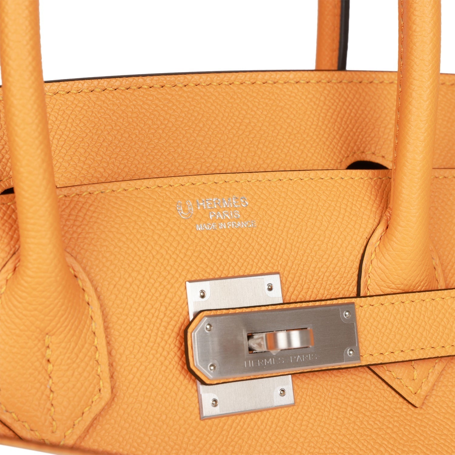 Hermes Birkin 30 Jaune D'Or and Malachite Epsom Brushed Palladium Hardware