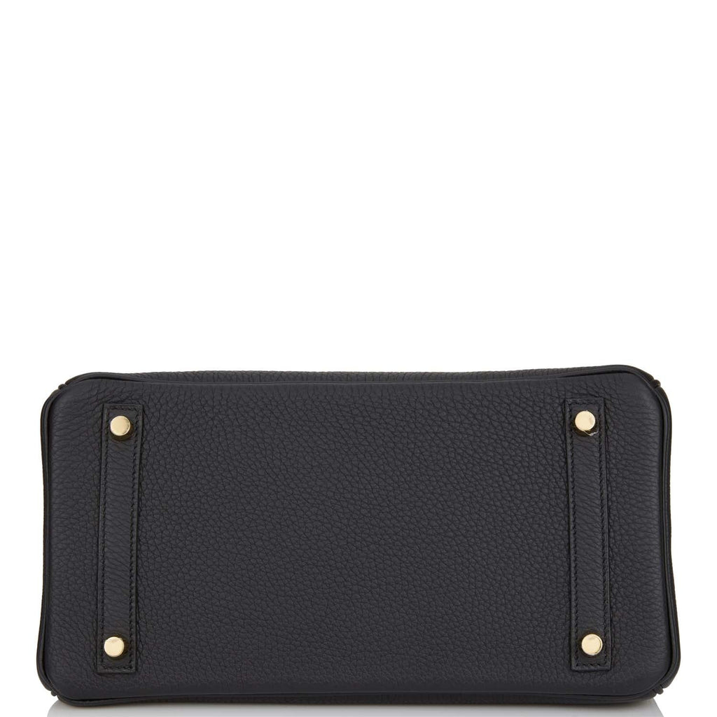 Hermes Birkin 30 Black Togo Gold Hardware