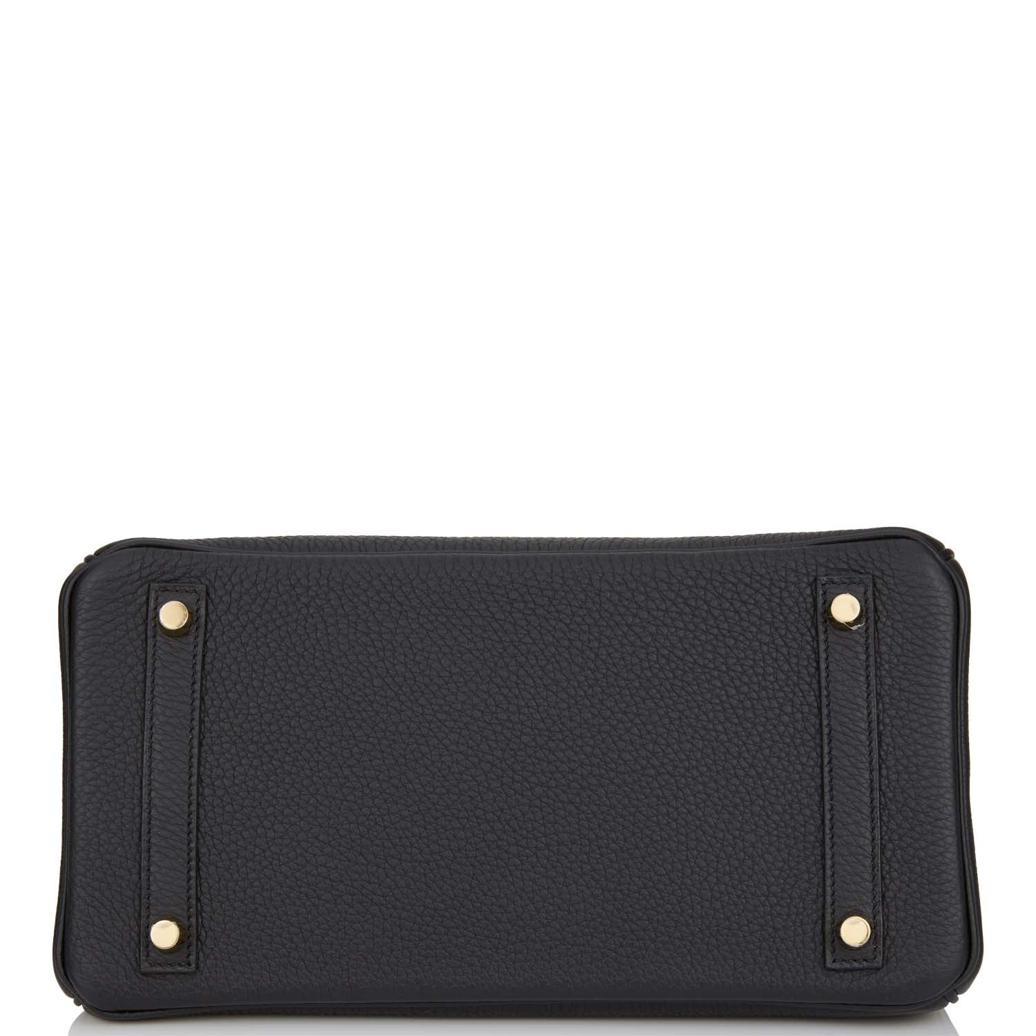 Hermes Birkin 30 Black Togo Gold Hardware