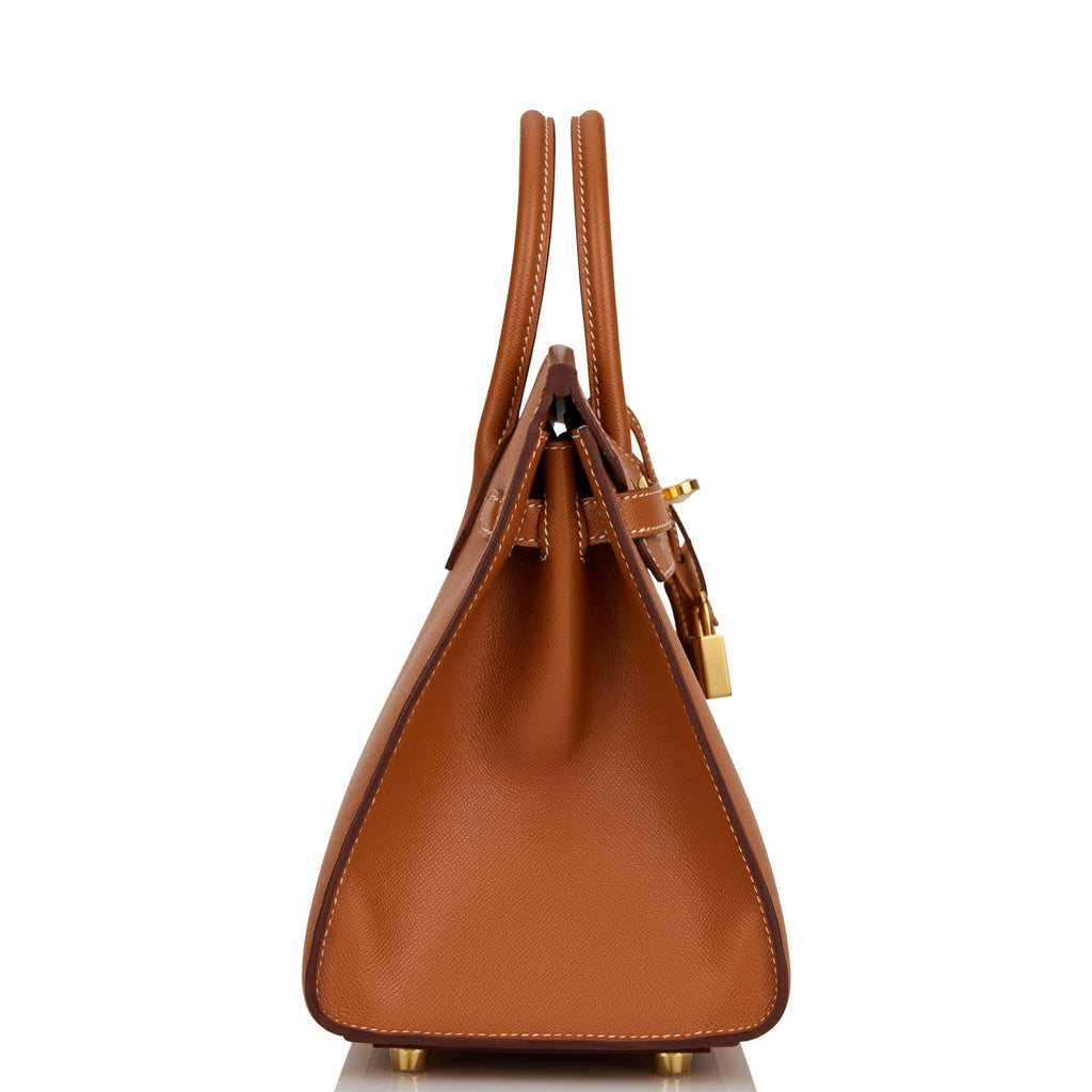 Hermes Birkin Sellier 25 Gold Epsom Gold Hardware