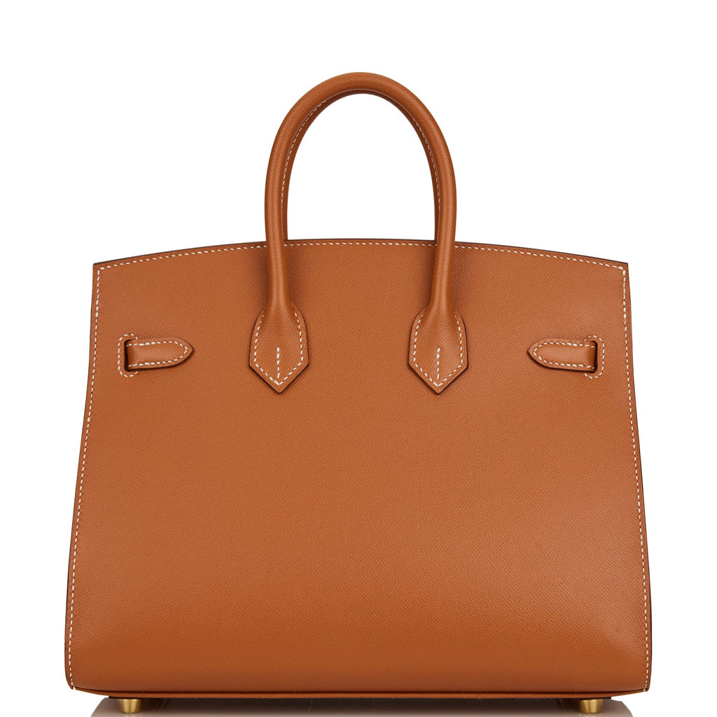 Hermes Birkin Sellier 25 Gold Epsom Gold Hardware