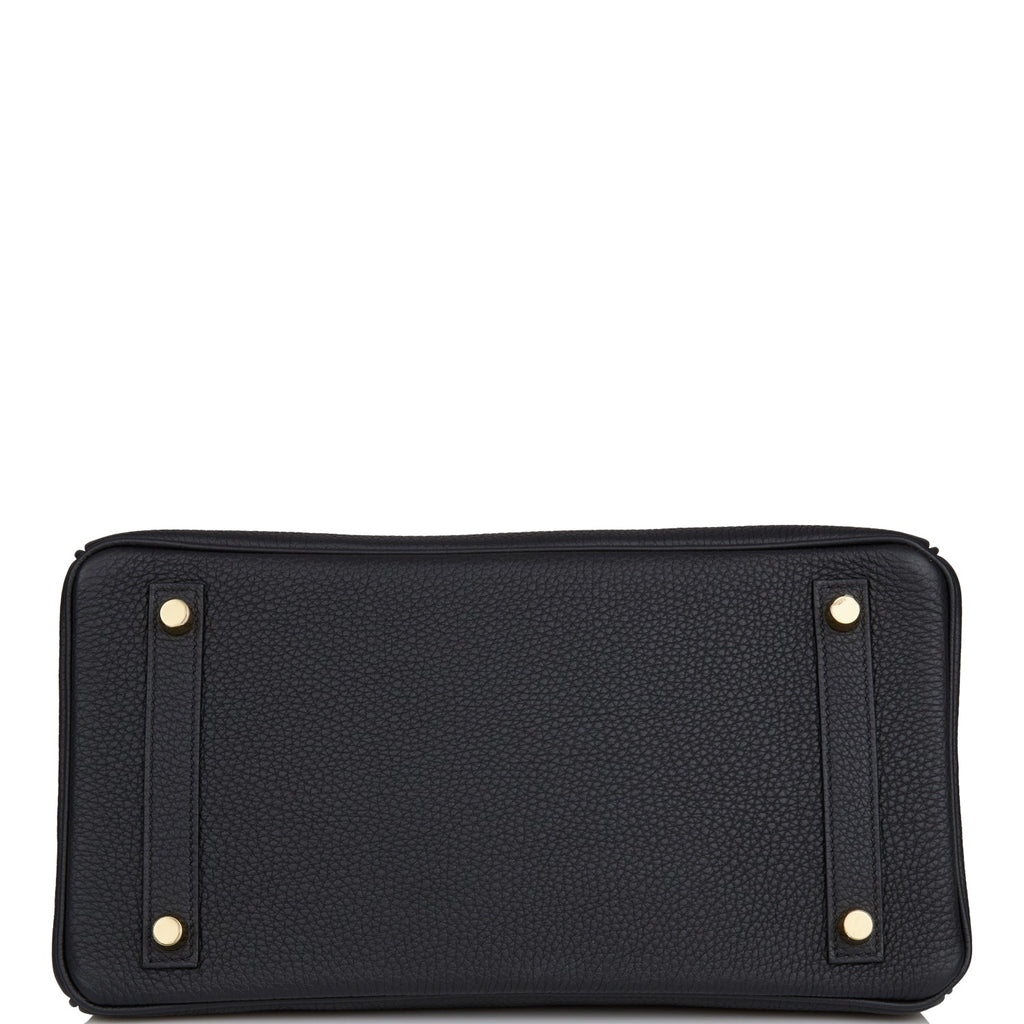 Hermes Birkin 30 Black Togo Gold Hardware