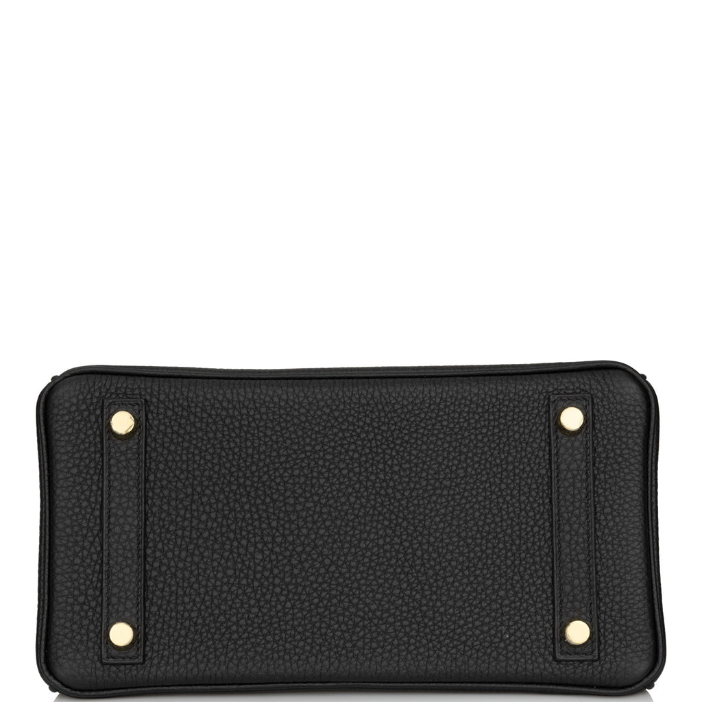 Hermes Birkin 25 Black Togo Gold Hardware