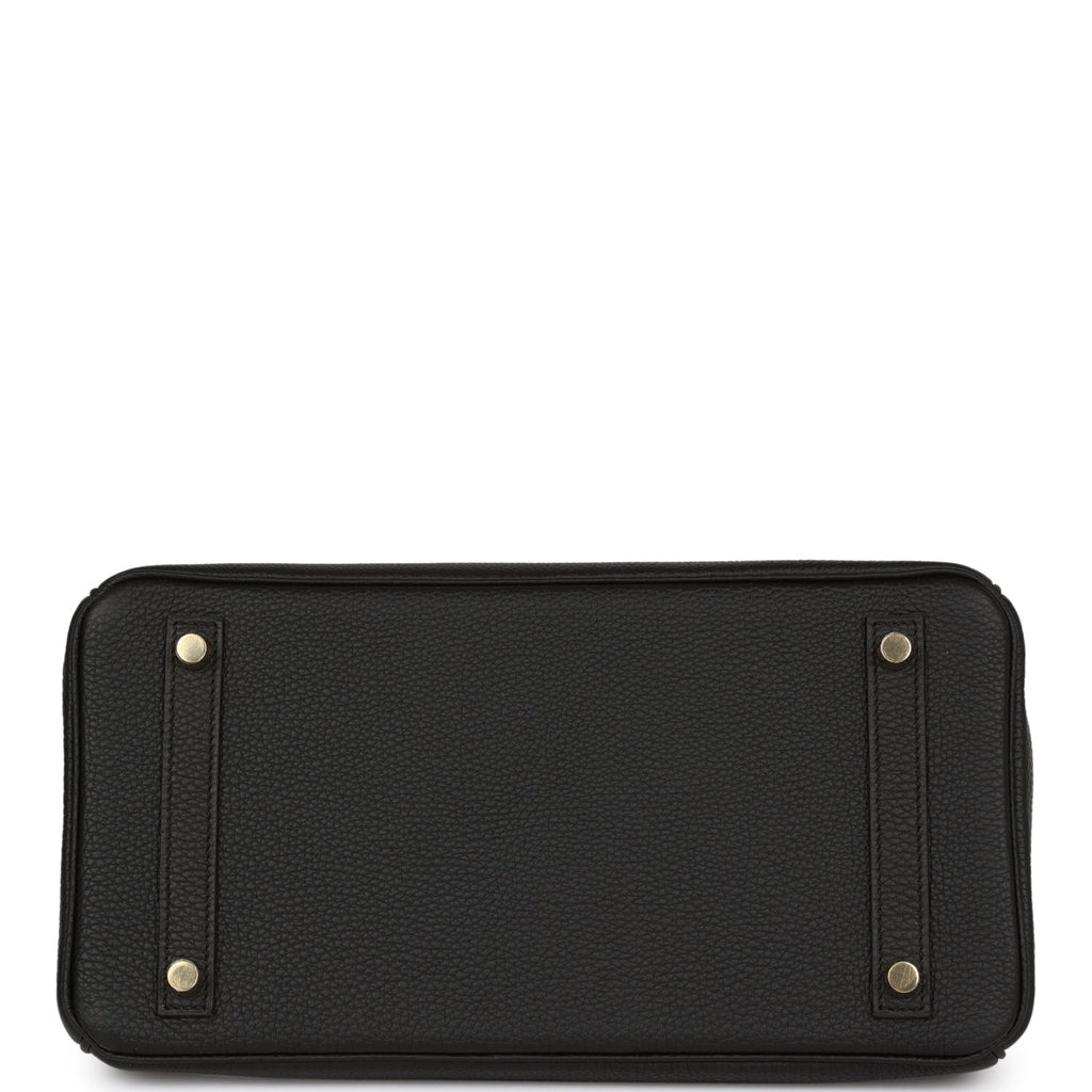 Hermes Birkin 30 Black Togo Gold Hardware