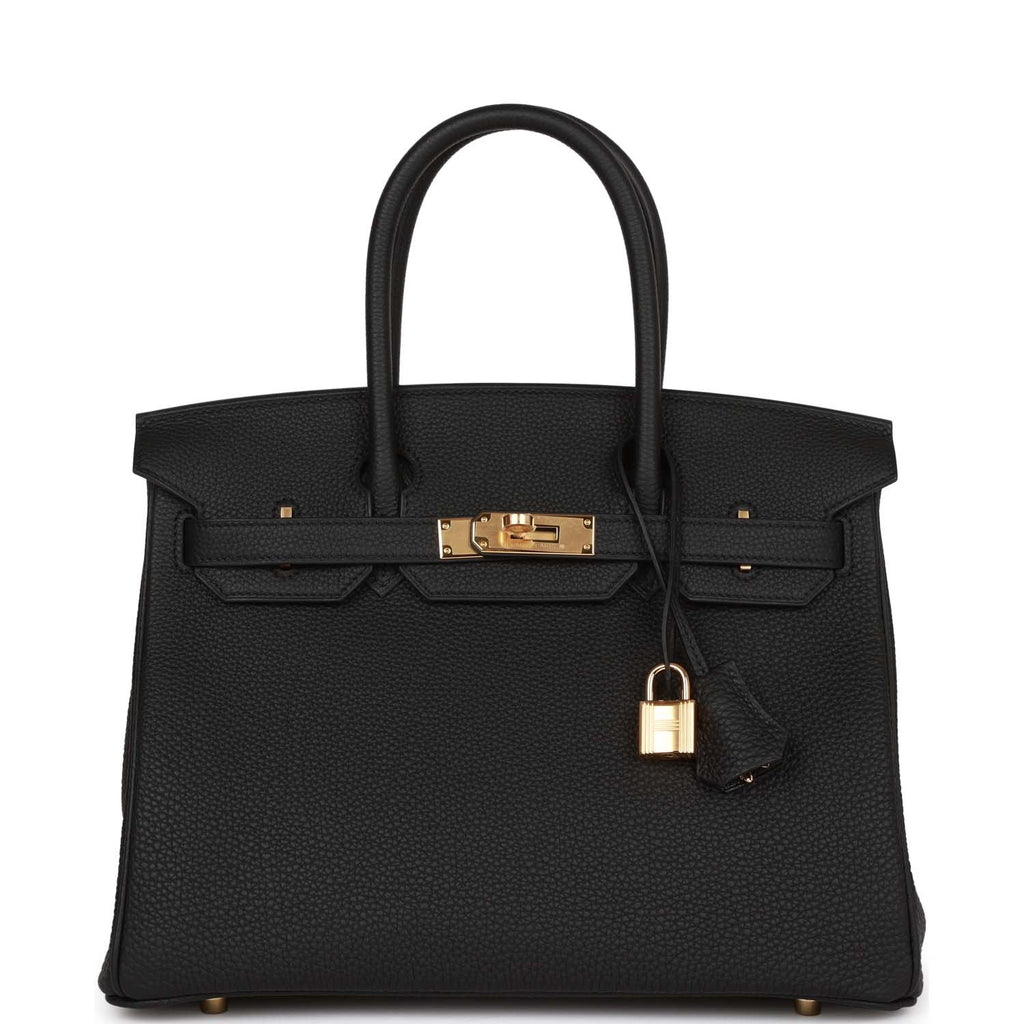 Hermès Birkin 30 Black Togo Gold Hardware