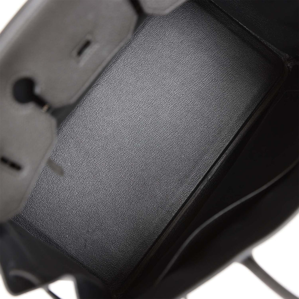 Pre-owned Hermes Birkin 35 Black Togo Palladium Hardware