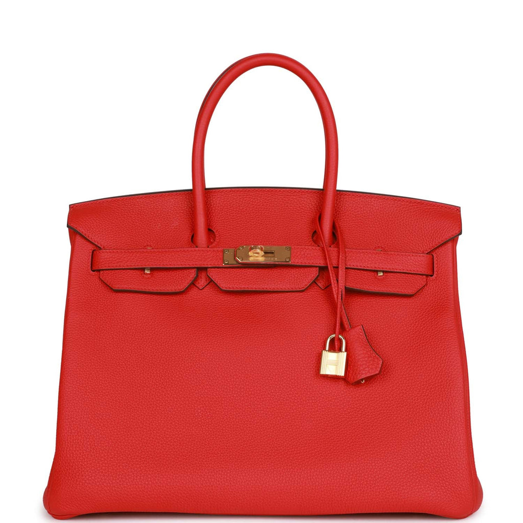 Hermes Birkin 35 Rouge de Coeur Togo Gold Hardware - Remaining Deposit