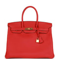 Hermes Birkin 35 Rouge de Coeur Togo Gold Hardware - Remaining Deposit