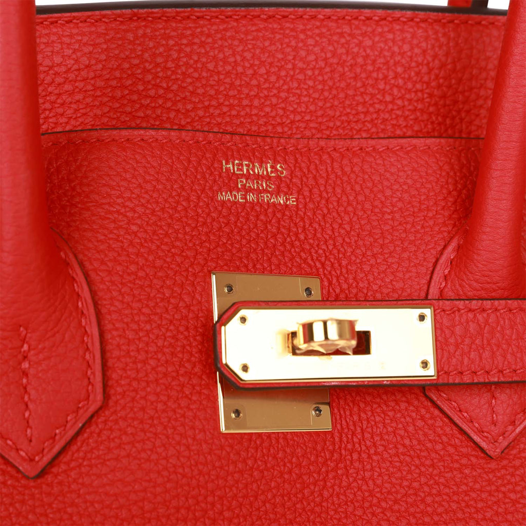 Hermes Birkin 35 Rouge de Coeur Togo Gold Hardware - Remaining Deposit