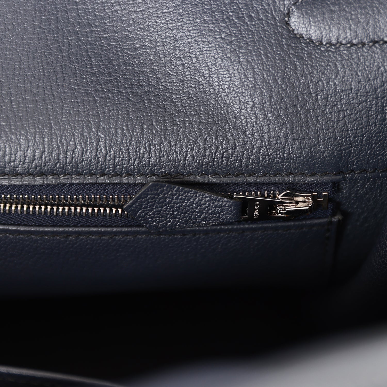 Pre-owned Hermes Horseshoe Stamp (HSS) Birkin 40 Black Verso Clemence Brushed Palladium Hardware