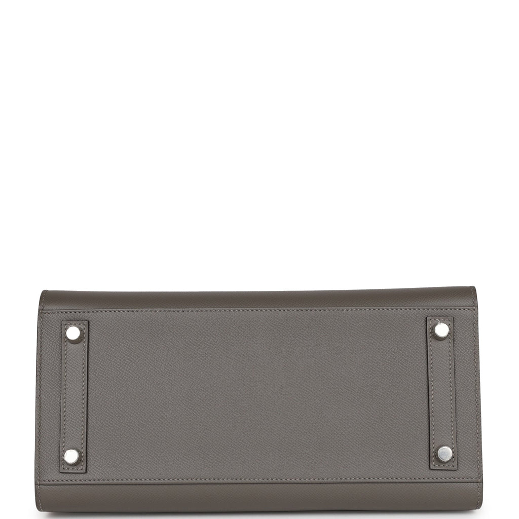 Hermes Birkin Sellier 30 Gris Meyer Epsom Palladium Hardware