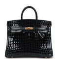 Hermes Birkin 25 Vert Rousseau Shiny Niloticus Crocodile Gold Hardware Payment 2
