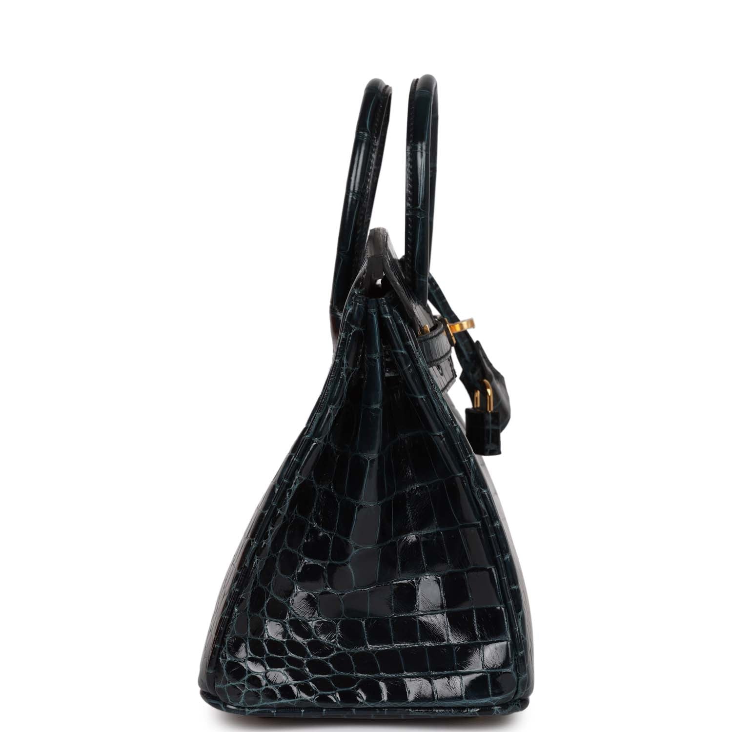 Hermes Birkin 25 Vert Rousseau Shiny Niloticus Crocodile Gold Hardware Payment 2