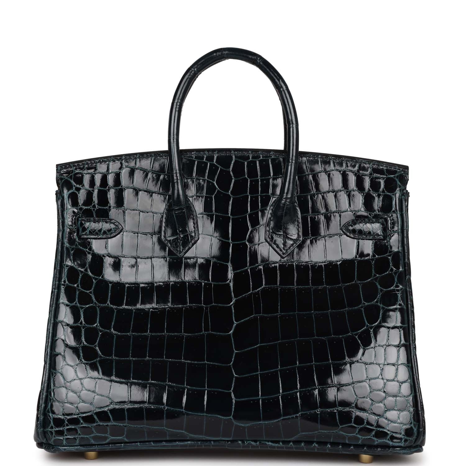 Hermes Birkin 25 Vert Rousseau Shiny Niloticus Crocodile Gold Hardware Payment 2