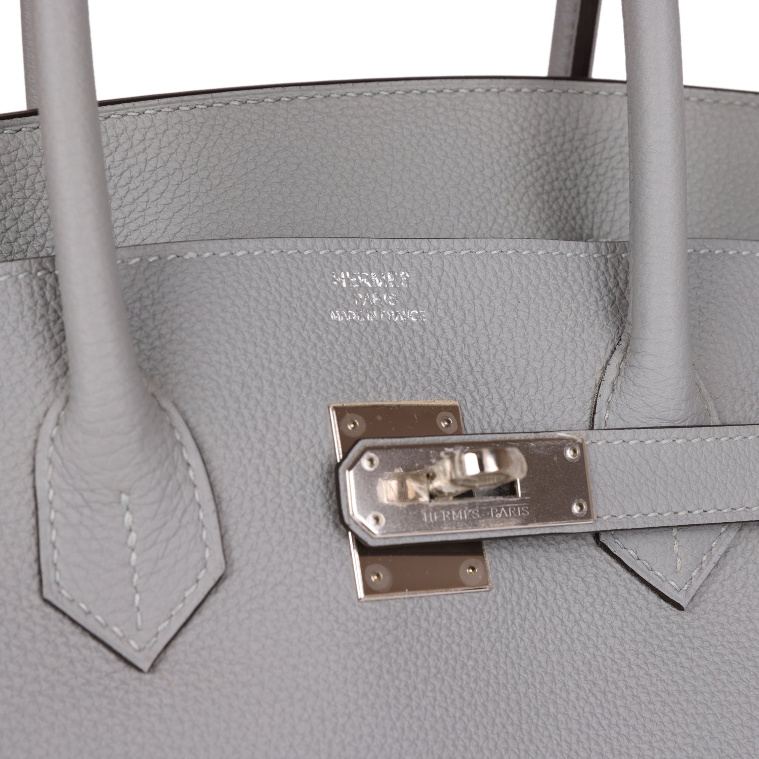 Hermes Birkin 35 Bleu Glacier Togo Palladium Hardware