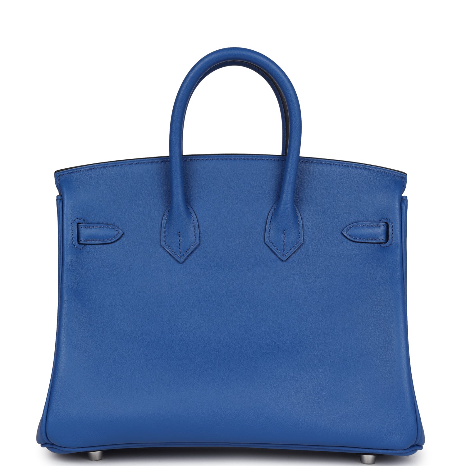 Hermes Birkin 25 Bleu France Swift Palladium Hardware