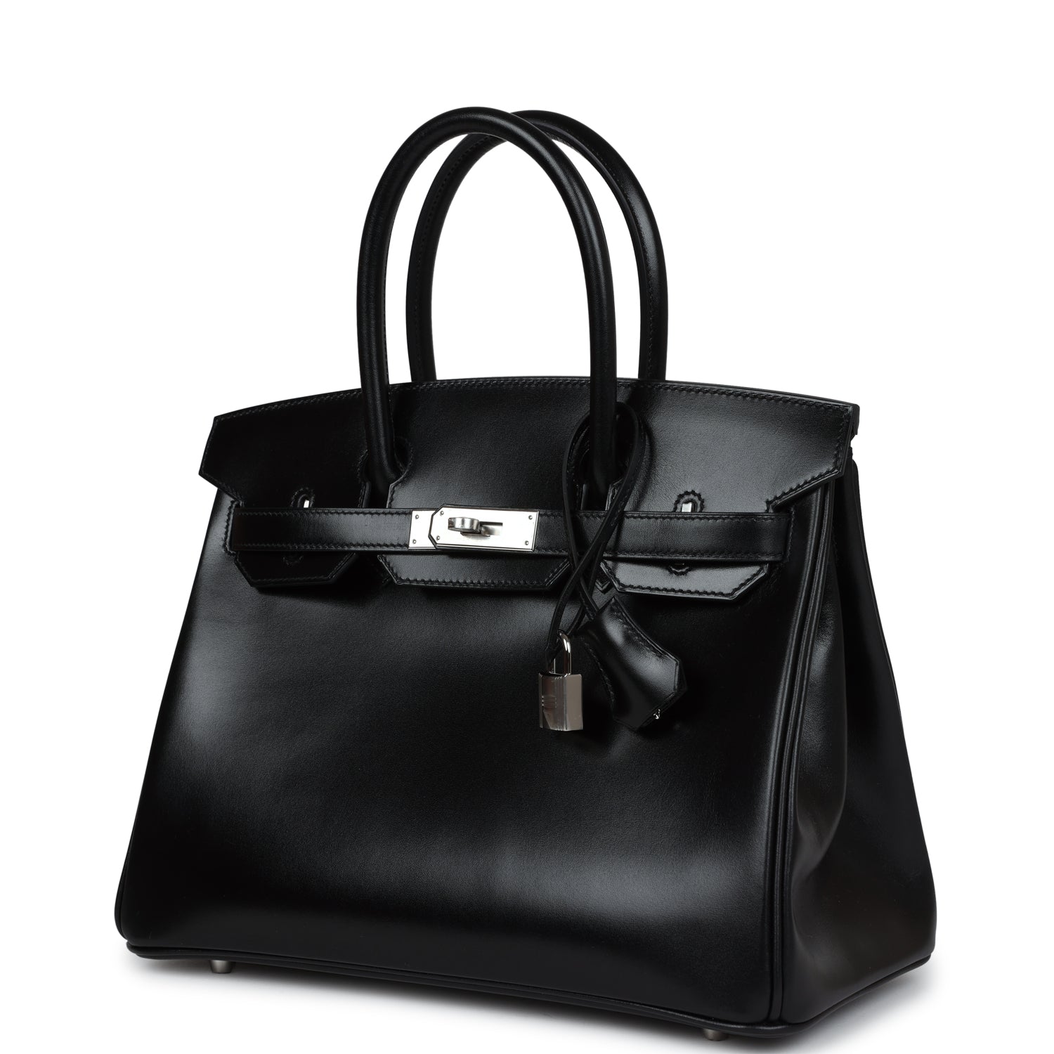 Hermes Birkin 30 Black Box Palladium Hardware