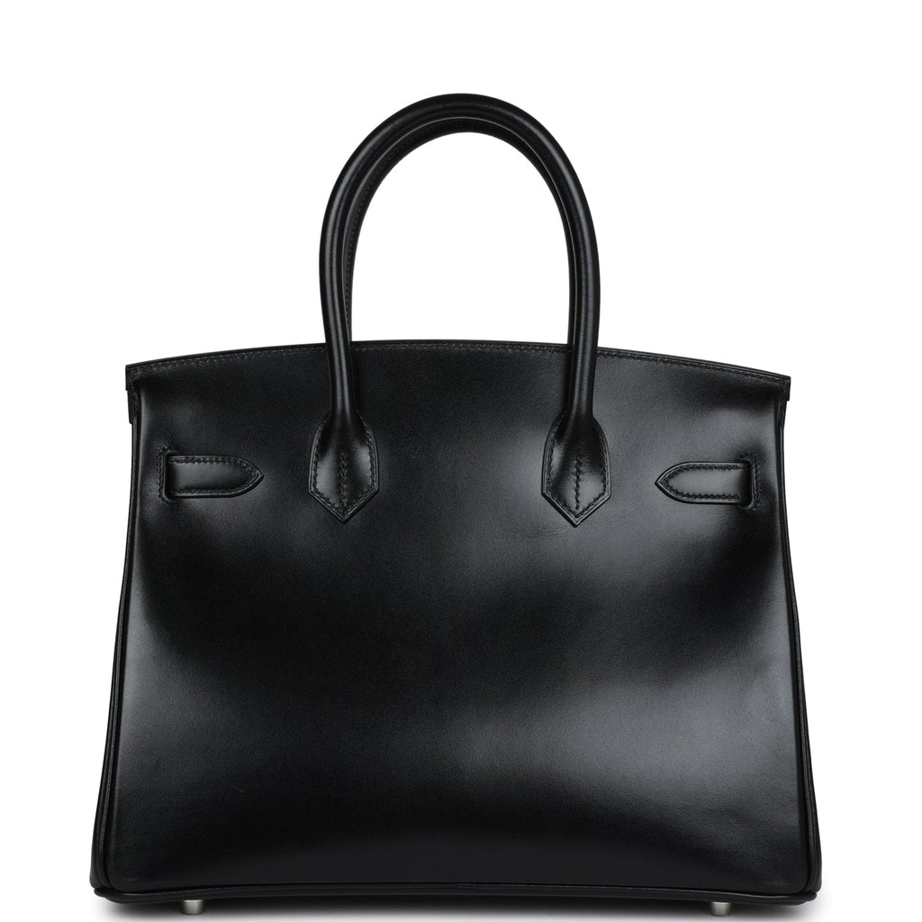 Hermes Birkin 30 Black Box Palladium Hardware