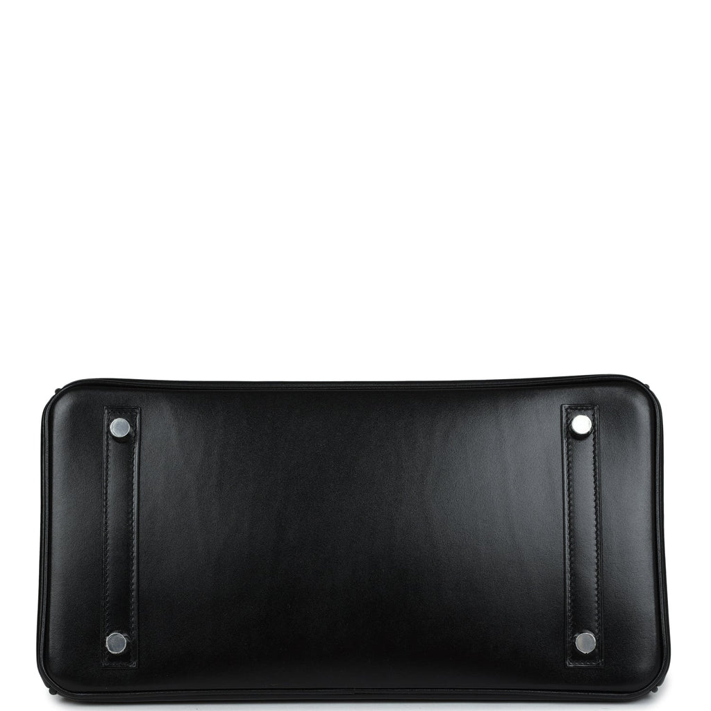 Hermes Birkin 30 Black Box Palladium Hardware