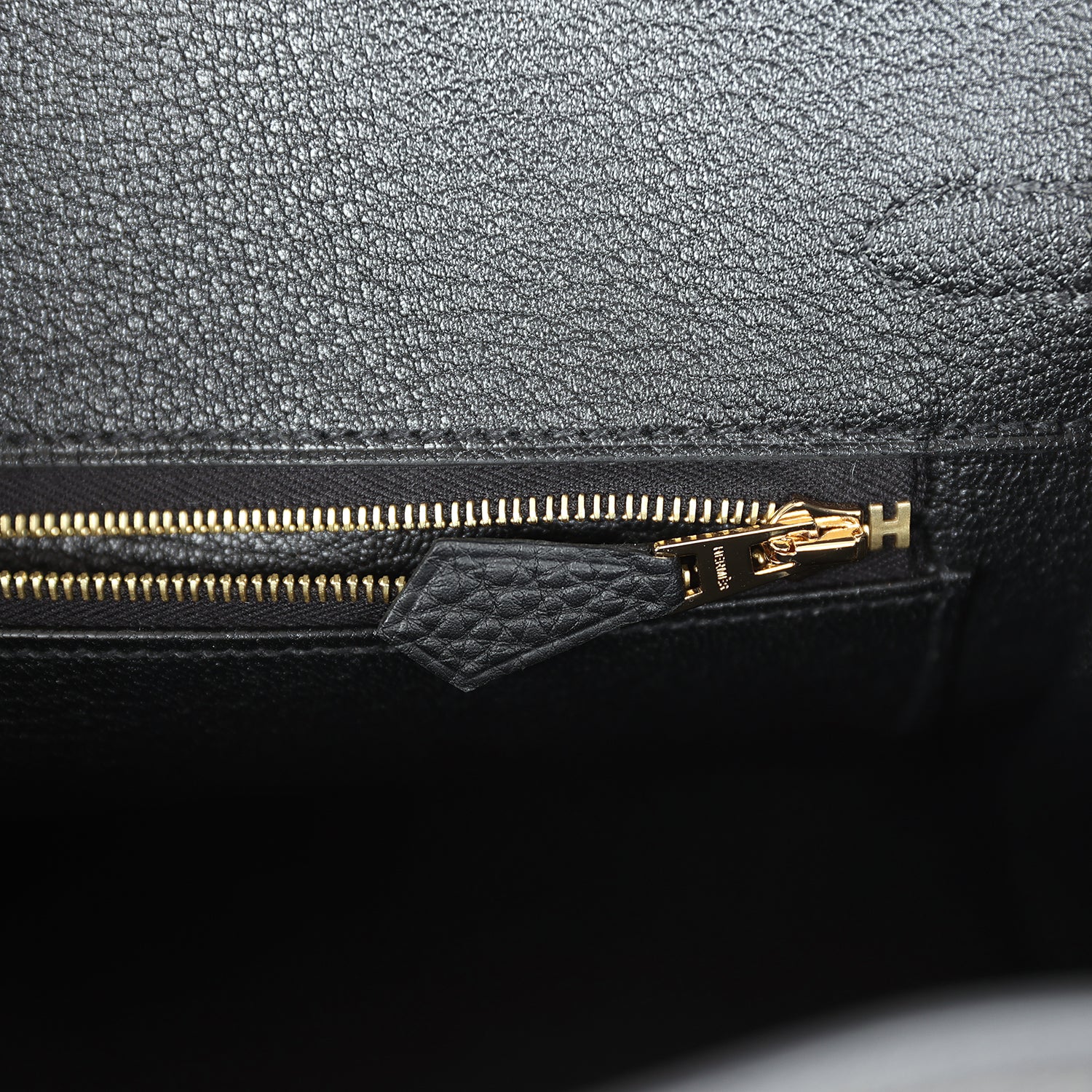 Hermes Birkin 25 Black Togo Gold Hardware