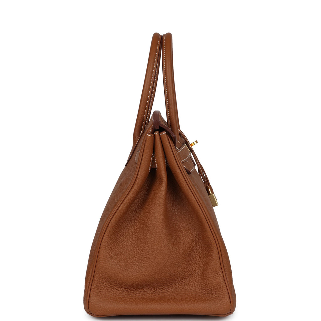 Hermes Birkin 35 Gold Togo Gold Hardware