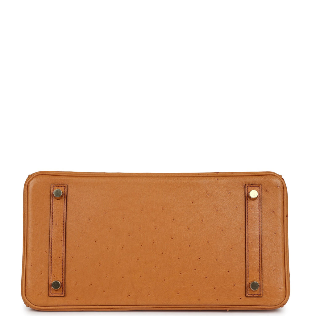 Hermes Birkin 30 Gold Ostrich Gold Hardware