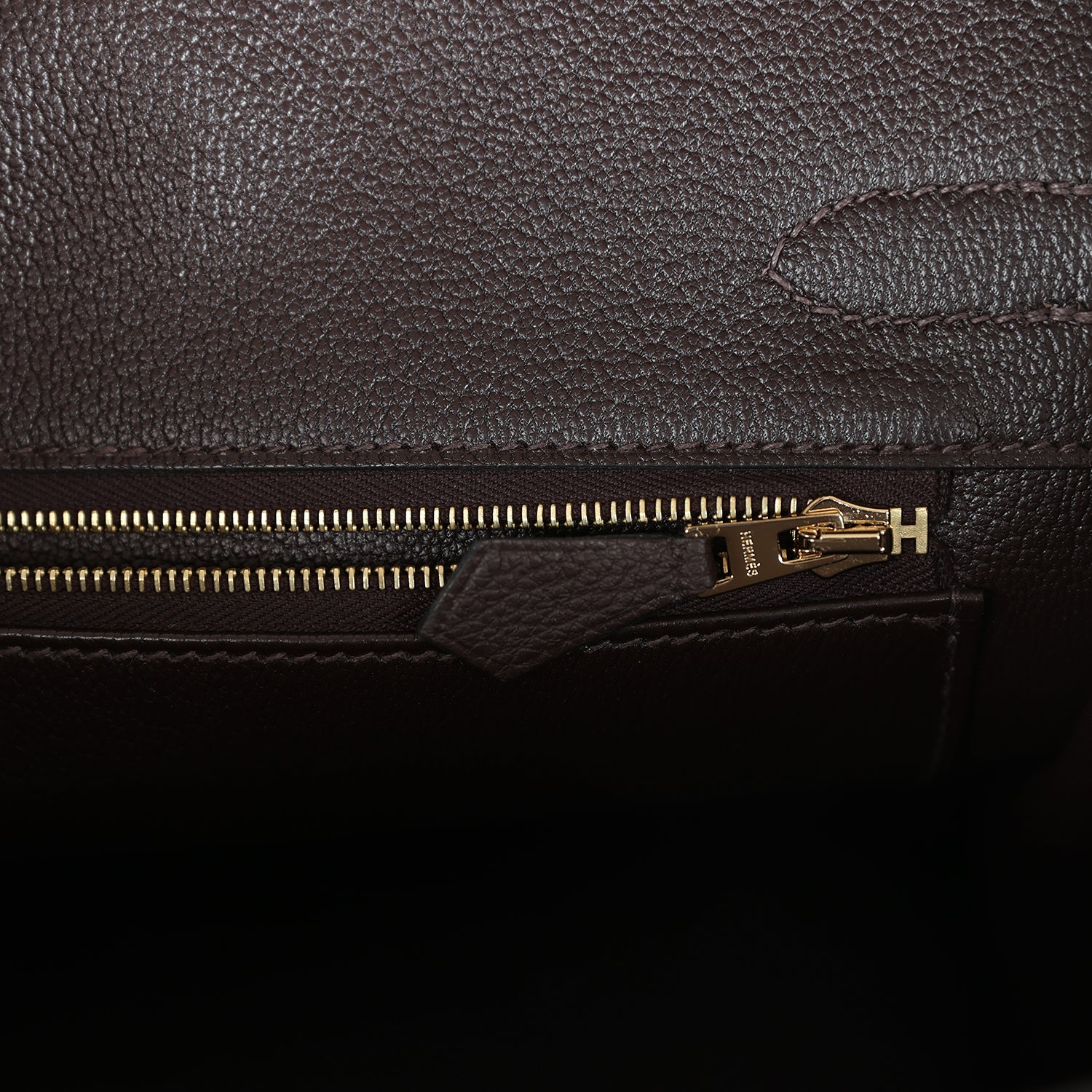 Hermes Birkin 30 Ebene Togo Gold Hardware