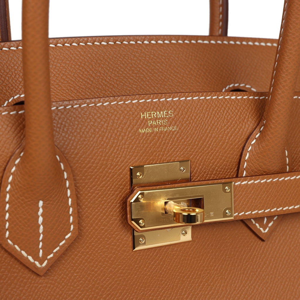 Hermes Birkin 30 Gold Epsom Gold Hardware