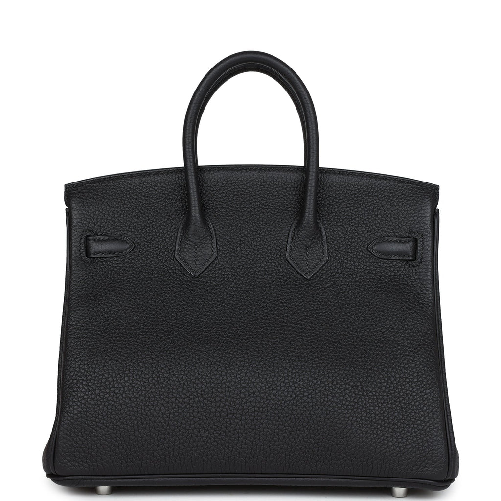 Hermes Birkin 25 Black Togo Palladium Hardware