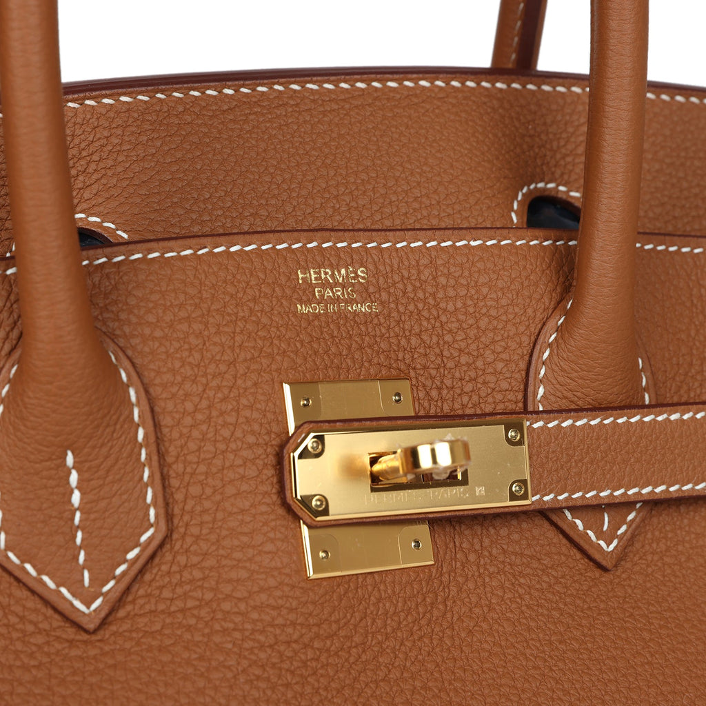Hermes Birkin 30 Gold Togo Gold Hardware