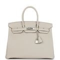 Hermes Birkin 35 Beton Togo Palladium Hardware