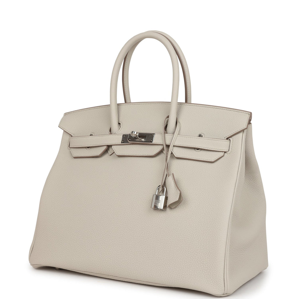 Hermes Birkin 35 Beton Togo Palladium Hardware
