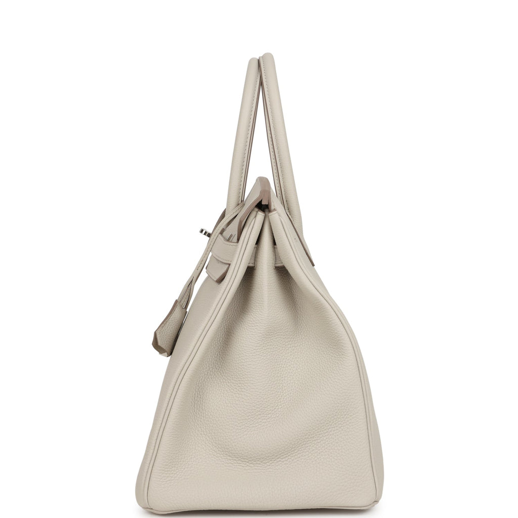 Hermes Birkin 35 Beton Togo Palladium Hardware